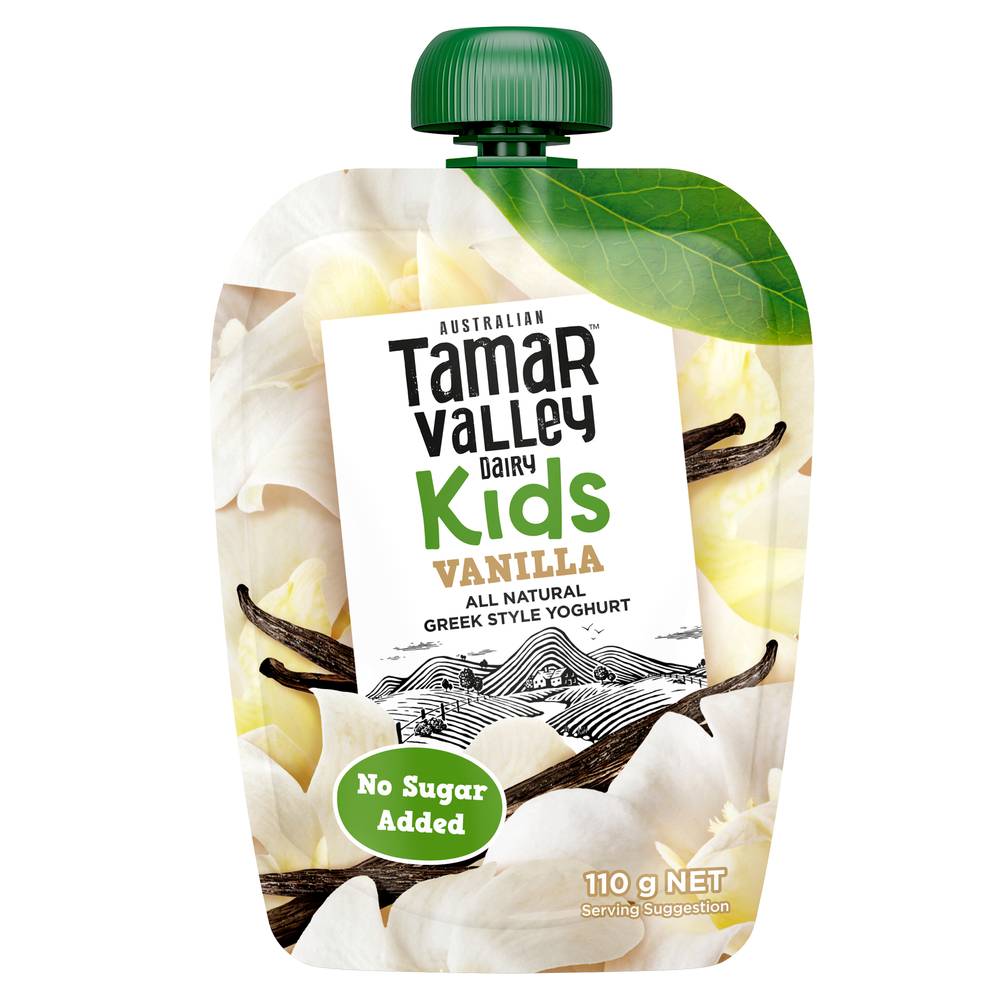 Tamar Valley Kid's Greek Style Yoghurt, Vanilla (110g)