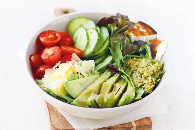 Menu salade veggie légumes 