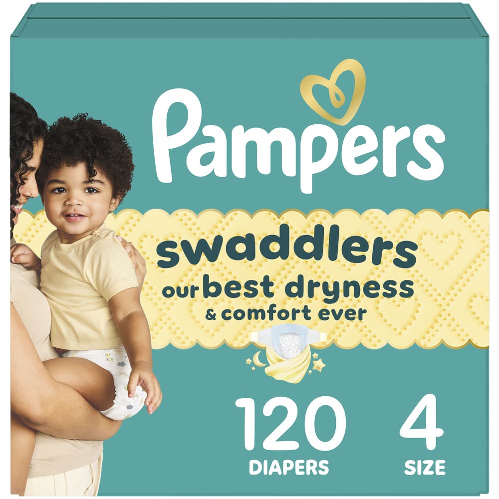 Pampers Swaddlers Diapers (120 ct)