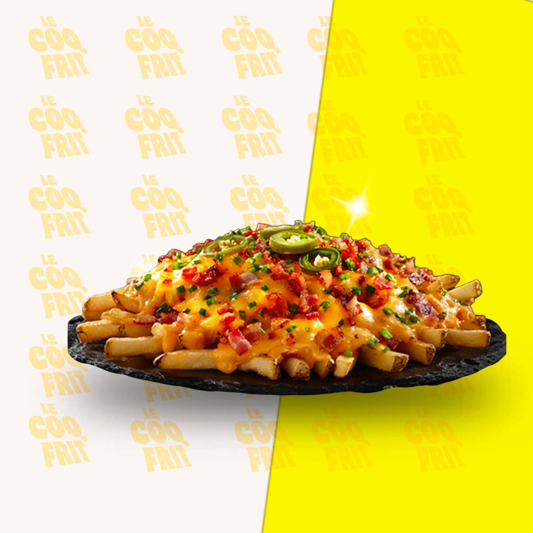 King frites cheddars bacon