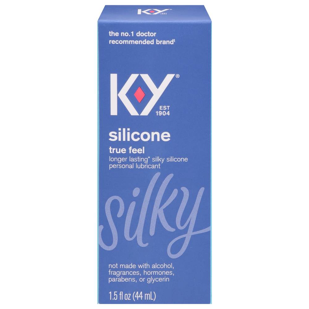 K-Y True Feel Premium Silicone Lubricant (1.5 oz)