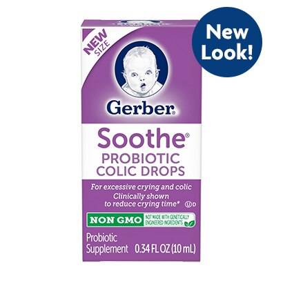 Gerber Child Remedies Soothe Probiotic Colic Drops 0.17 OZ