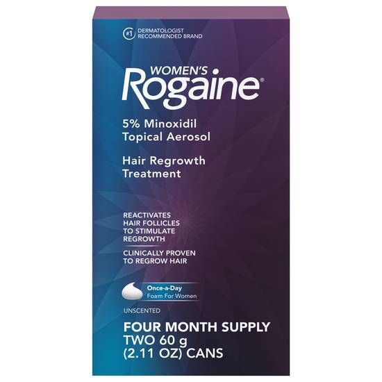 Rogaine Women's Unscented Hair Regrowth Treatment Foam (2 ct)