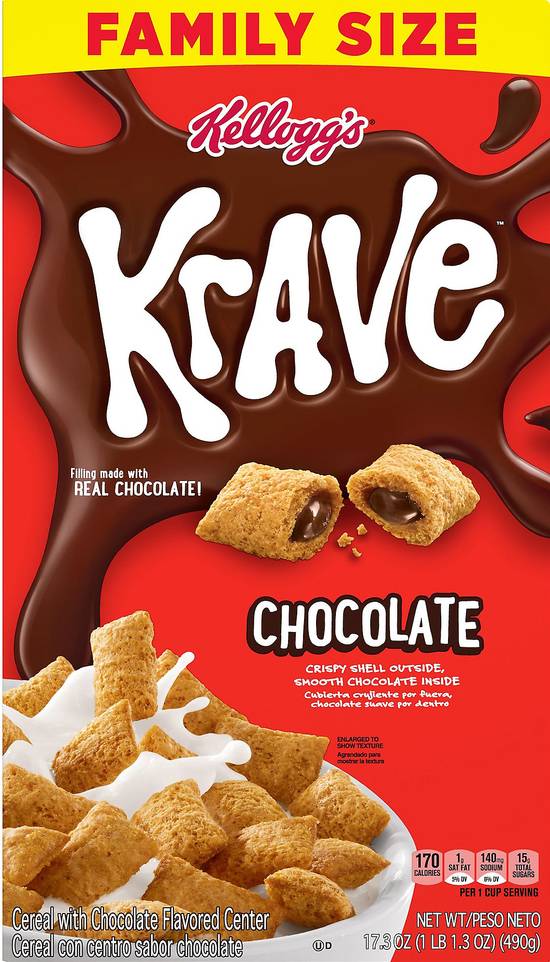 Krave Breakfast Cereal - 17.3oz - Kellogg's : Target