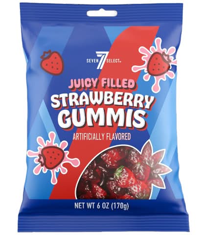 7-Select Juicy Filled Gummis, Strawberry (6 oz)