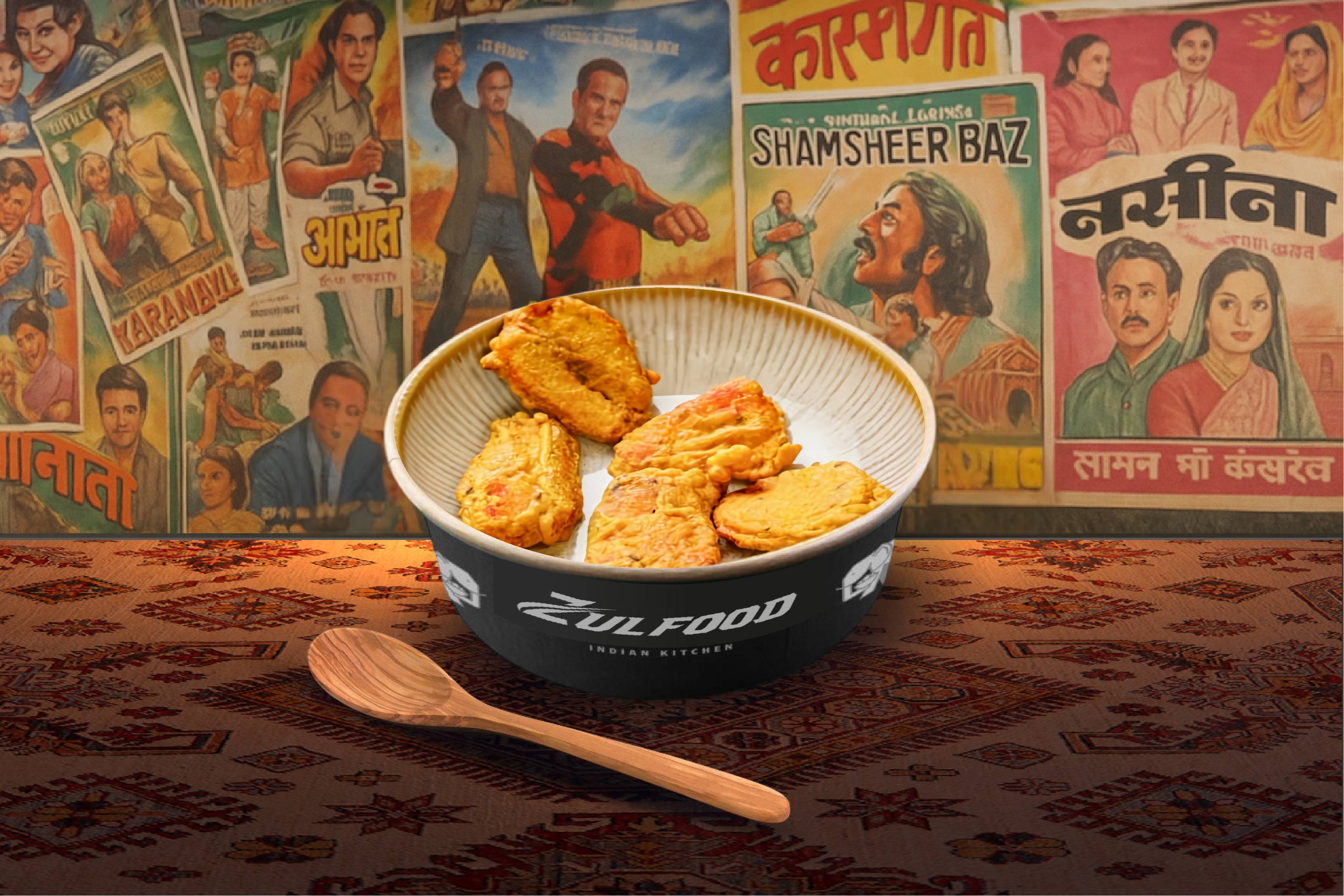 🍗 ZUL POULET PAKORA (5PCS) – FRIT, ÉPICÉ, PARFAIT