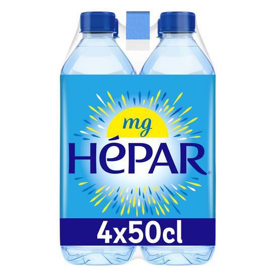Hepar eau minérale naturelle (4 pack, 50 cl)
