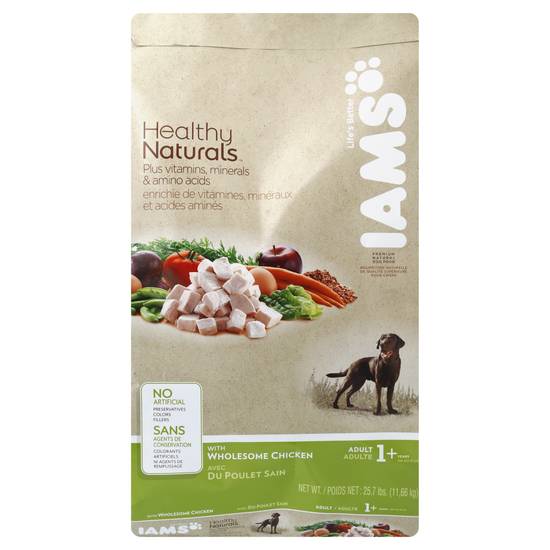 Iams healthy clearance naturals dog food