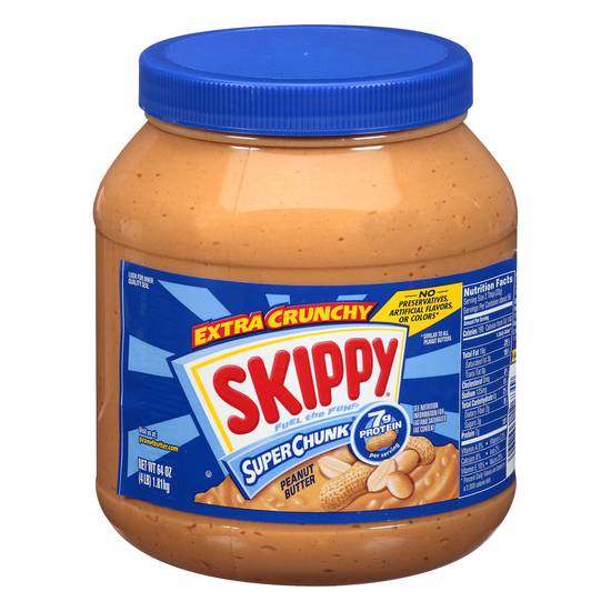 Skippy Super Chunk Extra Crunchy Peanut Butter Spread