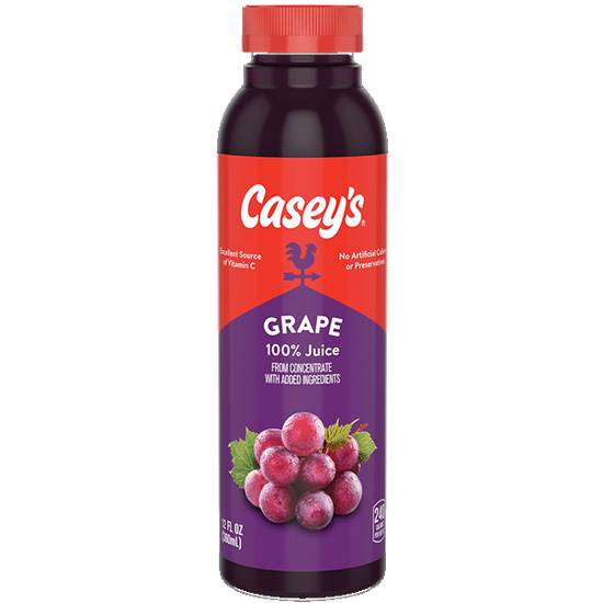Casey's Grape Juice 12oz