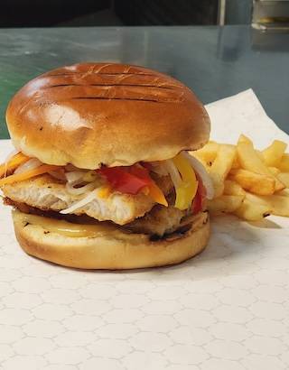 Escovitch Fish Sandwich: