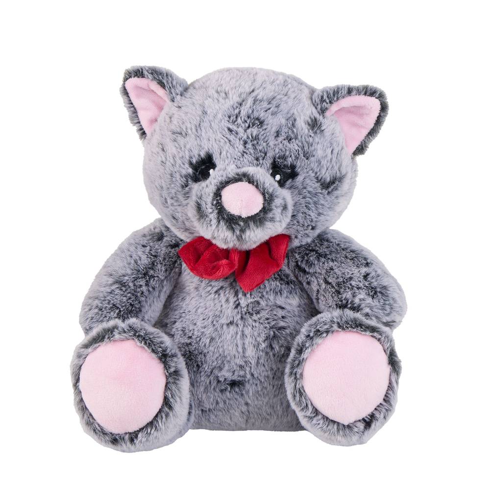 PetSmart Charities Chance & Friends Plush Dog Toy (Grey-Red-Pink)