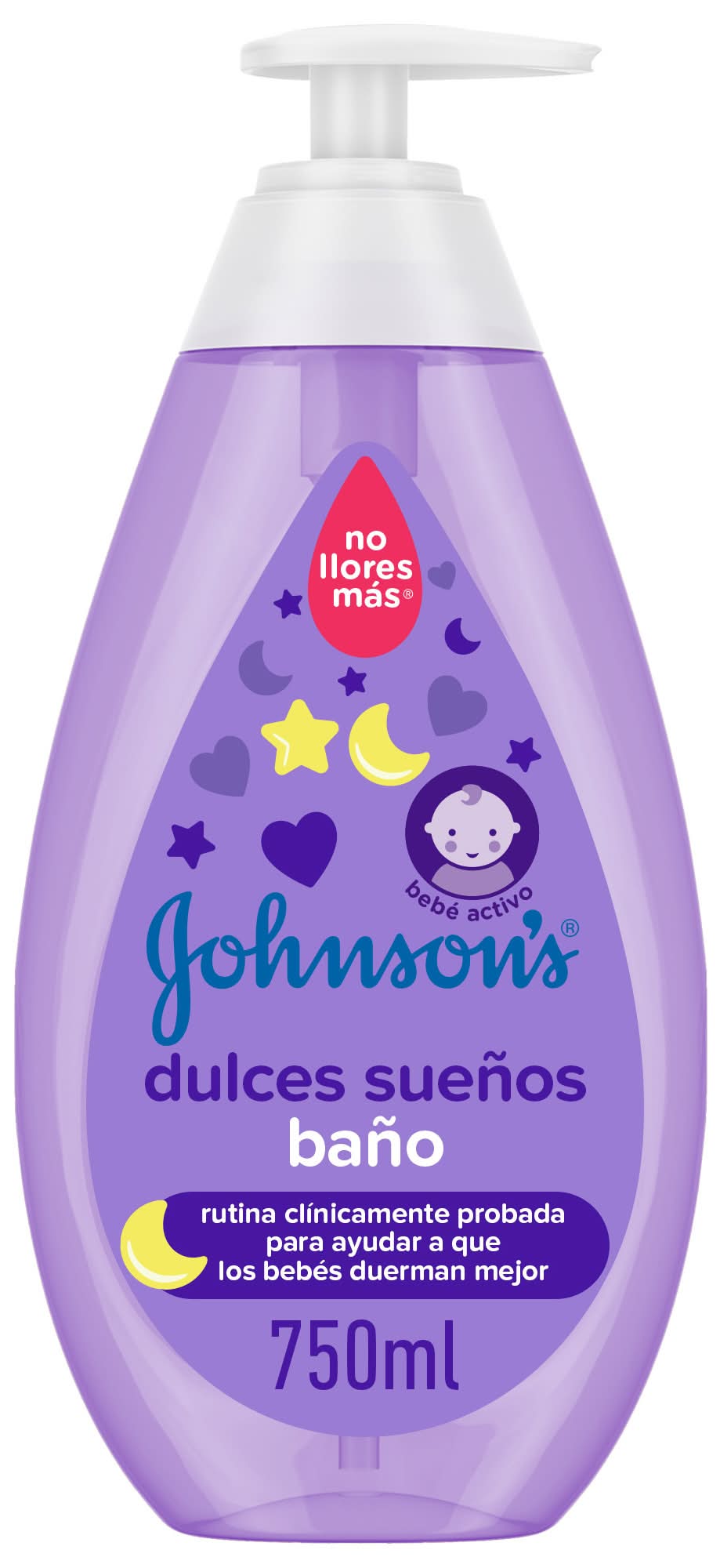Dulces sueños gel de baño · Johnson's (750 ml)