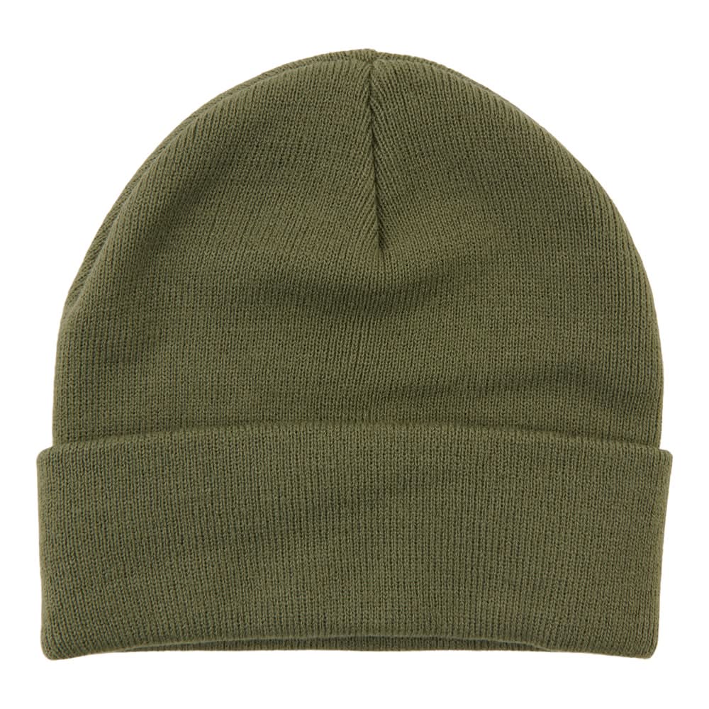 Women's Solid Basic Beanie (OS, Khaki)