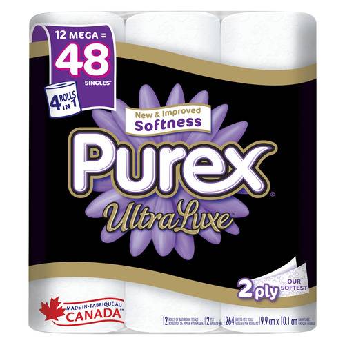 Purex Ultra Luxe Mega Bathroom Tissue (12 ct)