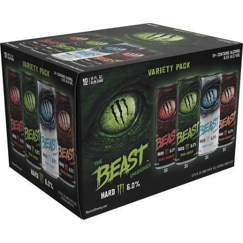 The Beast Unleashed Variety pack Hard Beverage (12 pack, 12 fl oz) (assorted)