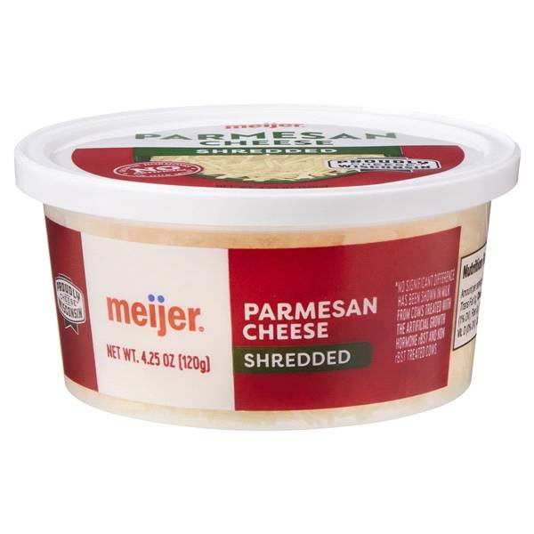 Meijer Shredded Parmesan Cheese (4.3 oz)
