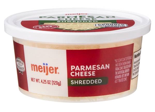 Meijer Shredded Parmesan Cheese (4.3 oz)