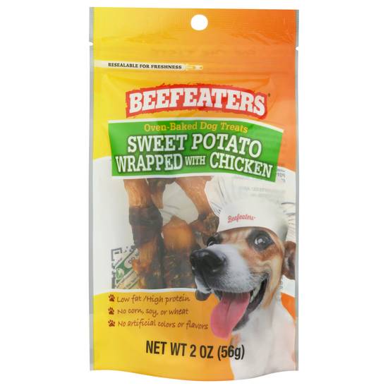 Beefeaters Sweet Potato Wrapped With Chicken Treats