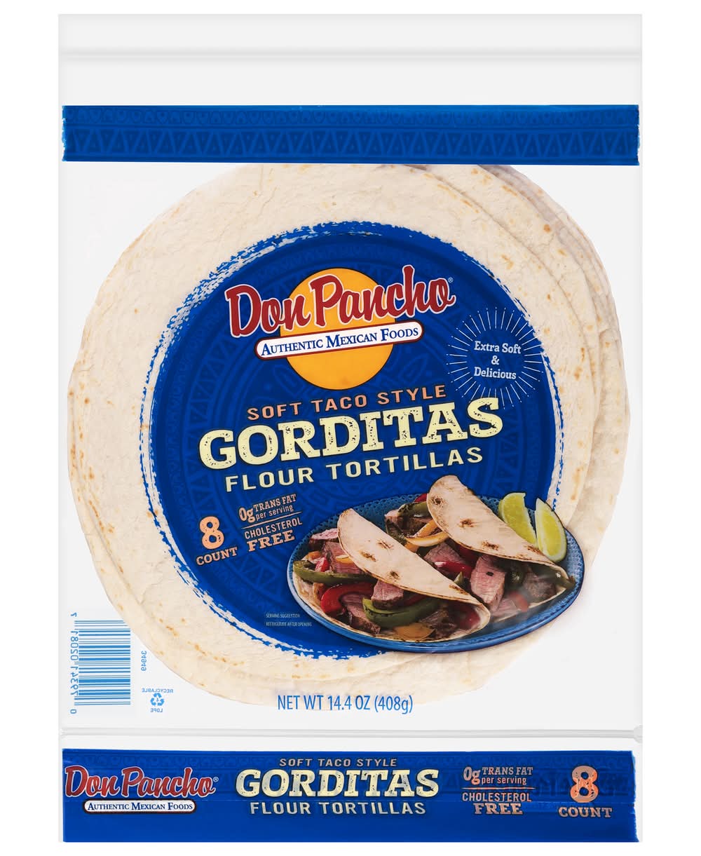 Don Pancho Soft Taco Style Gorditas Flour Tortillas (14.4 oz)