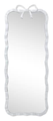 Floor Mirror White Bow