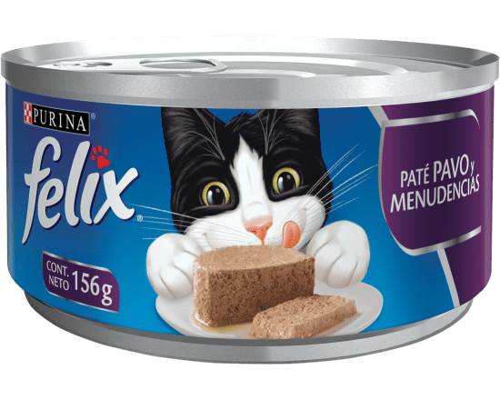 Felix alimento paté pavo y menudencias (156 g)