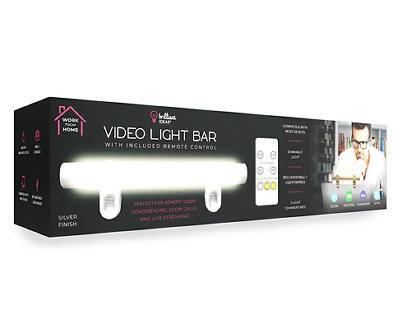Brilliant Ideas Silver Video Chat Led Clip-On Light Bar