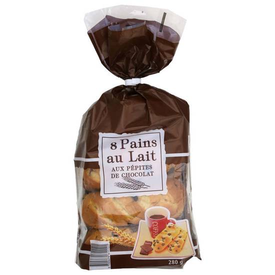 Pains au Lait aux Pépites de Chocolat 280g