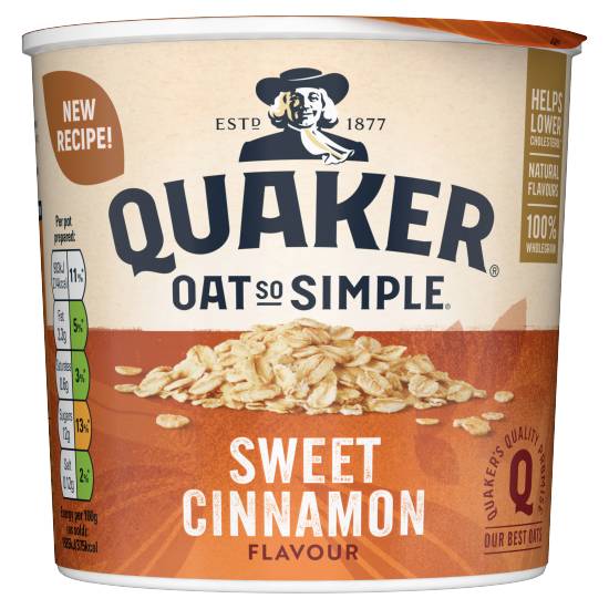 Quaker Sweet Cinnamon, Oat So Simple Porridge Pot (57g)