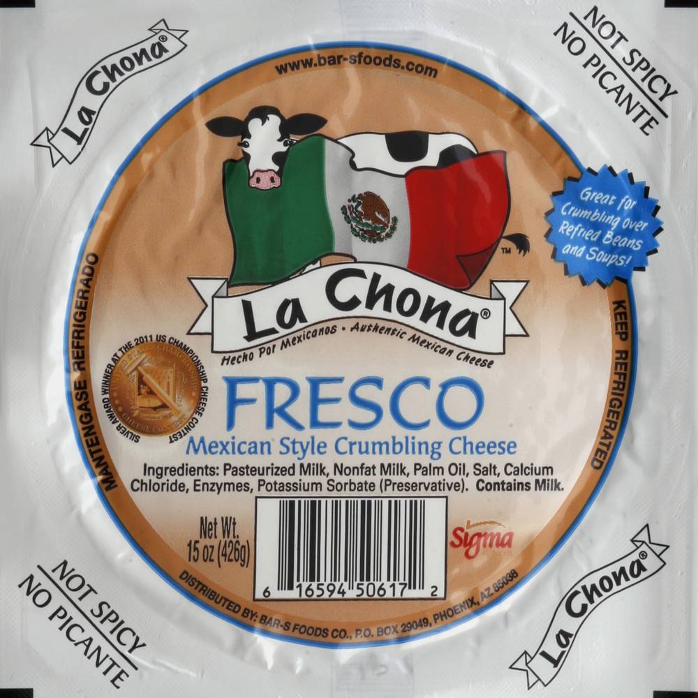 La Chona Fresco Mexican Style Crumbling Cheese (15 oz)