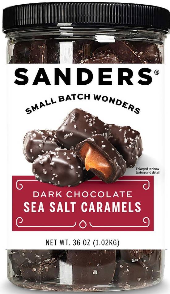 Sanders Dark Chocolate Sea Salt Caramels (36 oz)