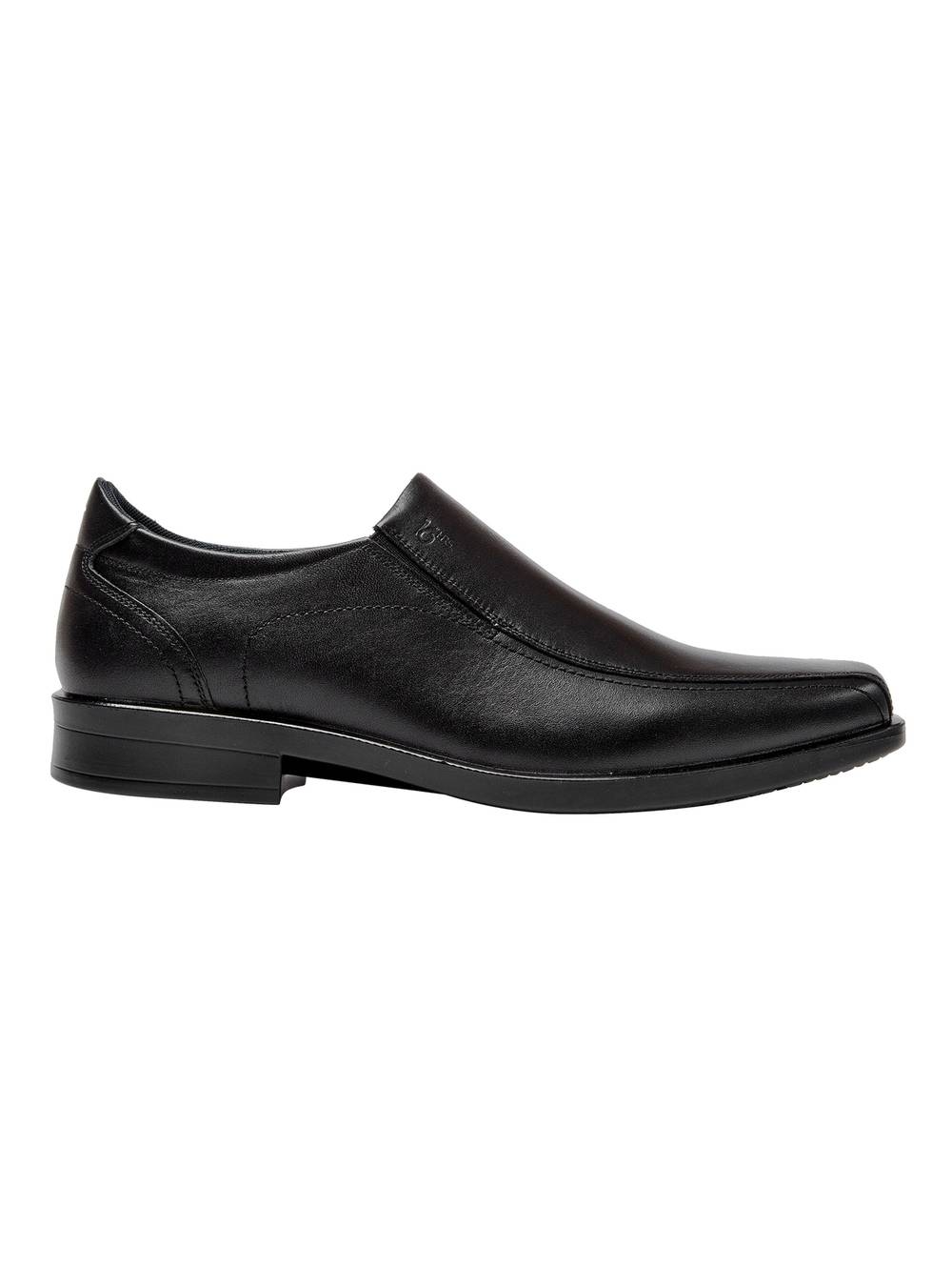 16 hrs zapato de vestir liso t122 cuero hombre negro 'n 40