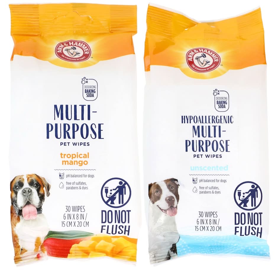 Arm and Hammer Multi-Purpose Pet Wipes (30 ct)