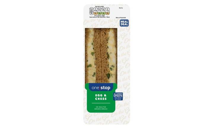 One Stop Egg & Cress Sandwich (394402) 