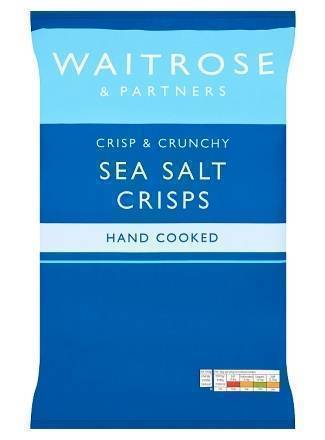 Waitrose & Partners Sea Salt Crisps 150g