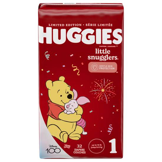 Huggies Little Snugglers Baby Diapers (32 ct)