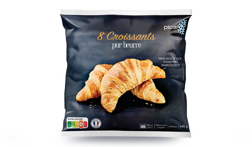 8 croissants pur beurre