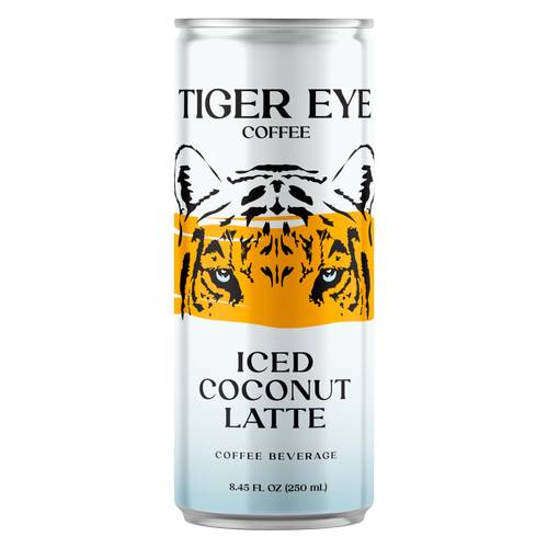 Tiger Eye Iced Coconut Latte 8.5oz Can