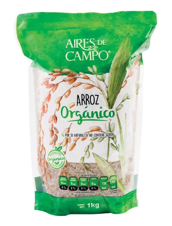 Aires de Campo · Arroz orgánico súper extra (1 kg)