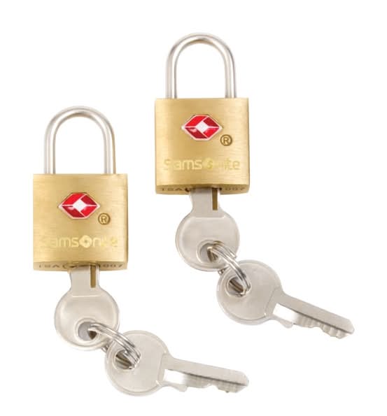 Samsonite® Luggage Key Locks, Brass, Pack Of 2