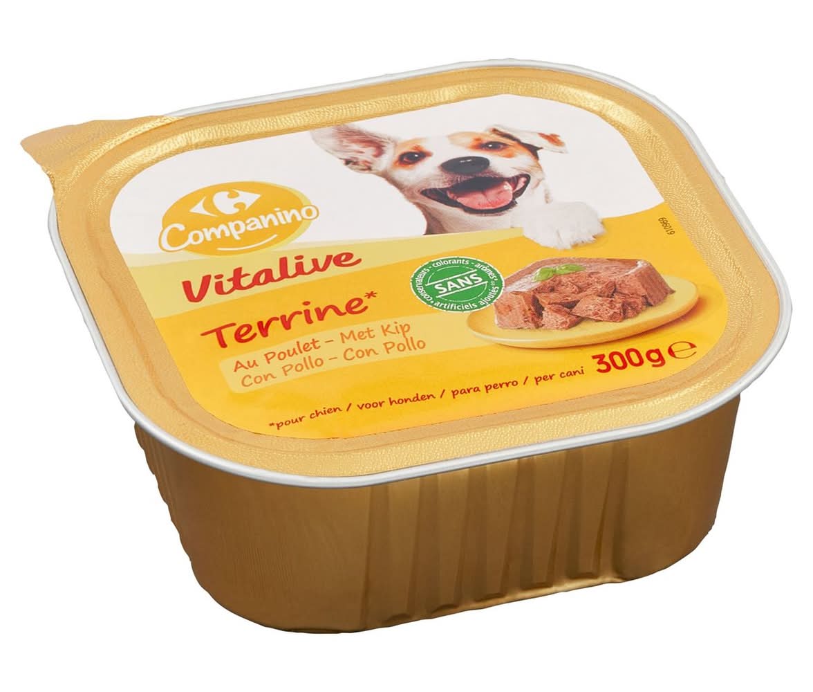 Carrefour Companino Vitalive Terrine au Poulet 300 g