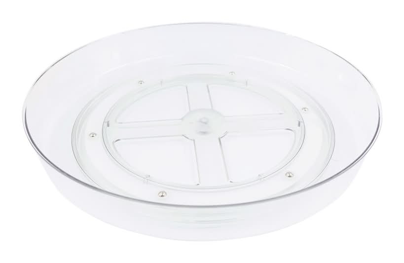 Storage Essentials Acrylic Rotating Kitchen Turntable, 10 in, Clear