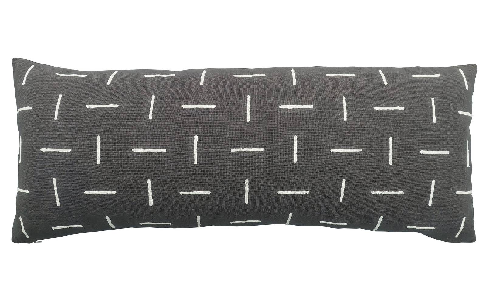 Origin 21 14-in x 36-in Gray Oblong Indoor Decorative Pillow | VO-SU-2212-011