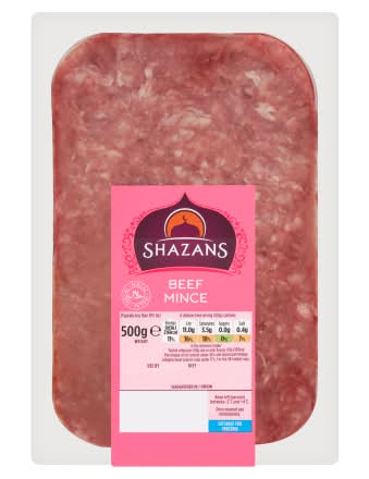 Shazans Beef Mince (500g)
