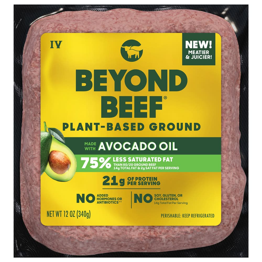Beyond Meat Plant Based Ground Beef With Avocado Oil, Avocado Oil (12 oz)