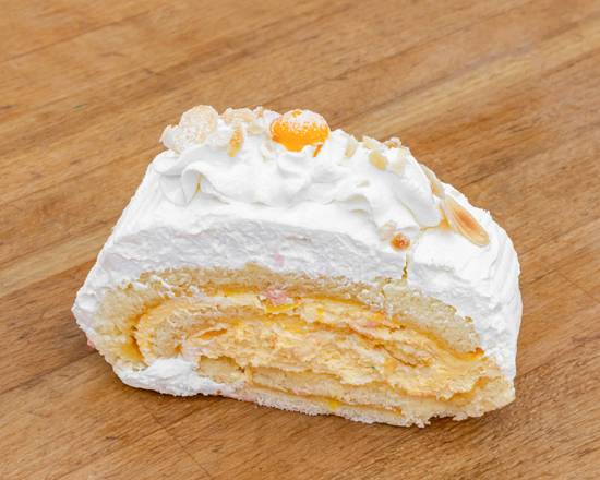 Mango Mousse Cake Slice