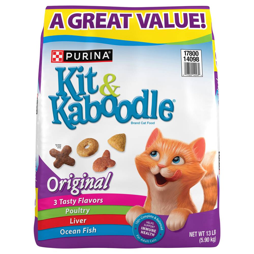 Purina Kit & Kaboodle Original Cat Food (poultry-liver-ocean fish)