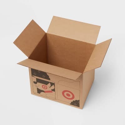up&up Cardboard Moving Box For Mailing Envelopes and Packaging, Medium, Brown