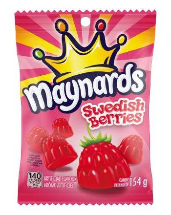 Maynards Bassetts Gummy Candy, Swedish Berries (154 g)