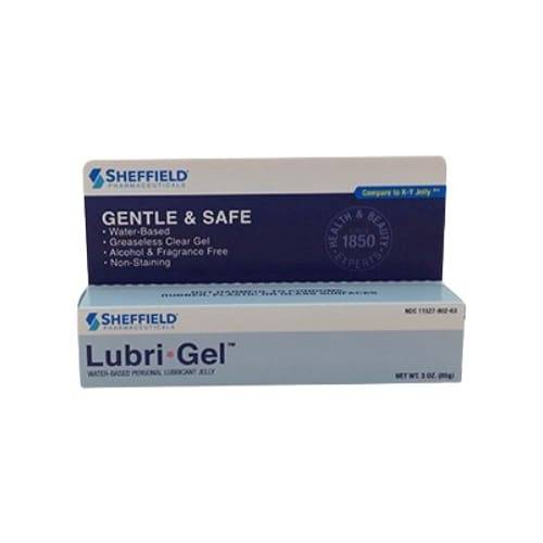 Sheffield Lubri Gel Personal Lubricant Jelly (3 oz)